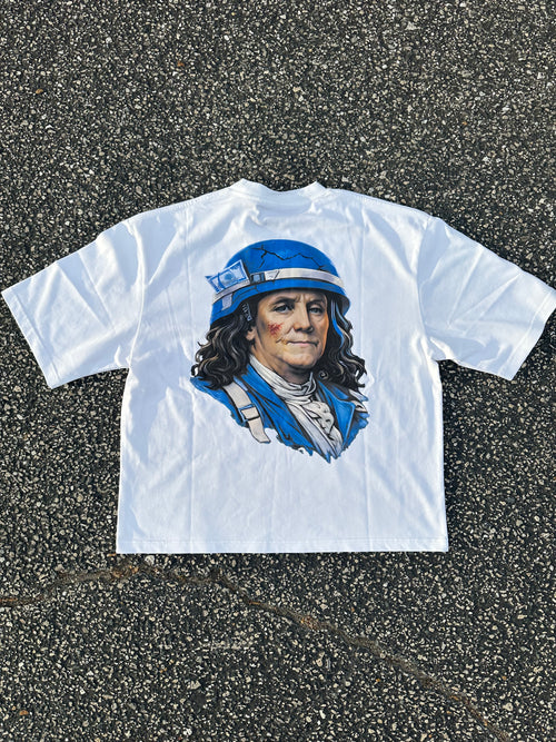 𝑾𝑨𝑹𝑭𝑶𝑹𝑩𝑬𝑵𝑱𝑰 𝑩𝒐𝒙𝒚 (𝑾𝒉𝒊𝒕𝒆 & 𝑩𝒍𝒖𝒆) 𝑻-𝑺𝒉𝒊𝒓𝒕